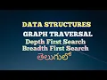 Graph Traversal DFS BFS in Data Structures Depth First Search Breadth First Search in DS
