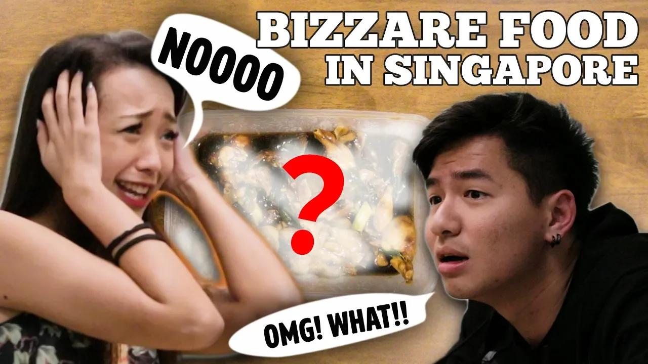 Bizarre Food in Singapore Blind Taste Test - Ep 1