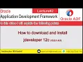 007 Oracle adf12c How to Install jdeveloper on windows 10 jdeveloper installation 12 2 1 4 0