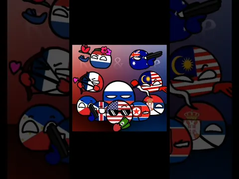 Countryballs + Color Wheel edit 😍 #countryballs #edit #shorts #flags