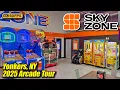 Sky Zone Trampoline Park Yonkers NY December 2025 arcade tour new 4K full walkthrough