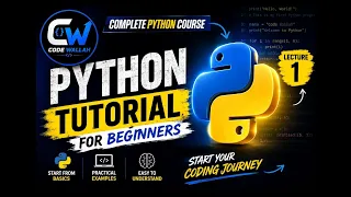 Python Tutorial for Beginners Lecture 1 Complete Python Course in English 2026