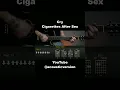 Download Lagu Cry - Cigarettes After Sex | Easy Guitar Lesson Tutorial