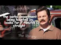the parks department vs books Parks and Recreation Comedy Bites