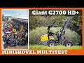 Minishovel Multitest: Giant G 2700 HD+
