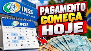ALERTA INSS: PAGAMENTOS DE OUTUBRO COMEÇAM HOJE! VEJA O CALENDÁRIO COMPLETO AQUI!