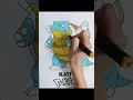 Blastoise Coloring Pages Pokemon Blastoise painting