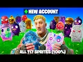 Finding ALL 117 SPRITES in 2 HOURS NEW ACCOUNT