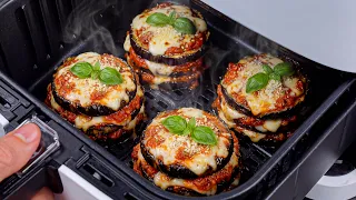 Mini Eggplant Parmesan in the Air Fryer... You NEED to Try These!