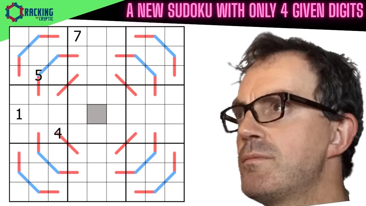 A NEW Sudoku With Only 4 Given Digits!