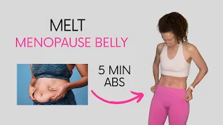 5 Minutes to Melt Menopause Belly Fat ALL STANDING No Floor No Equipment