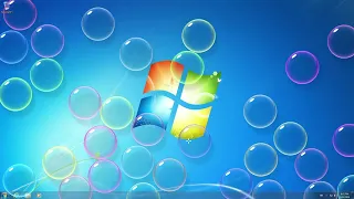 3 hours of windows 7 bubbles screensaver