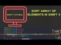 Sort array in swift 4