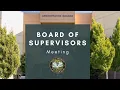 County of Napa - Board of Supervisors January 27 2026