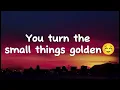 You Turn The Small Things Golden - Love Song (Lyrics) 😚