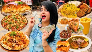 Rs 1000 Street Food Challenge | Mumbai Street Food Challenge