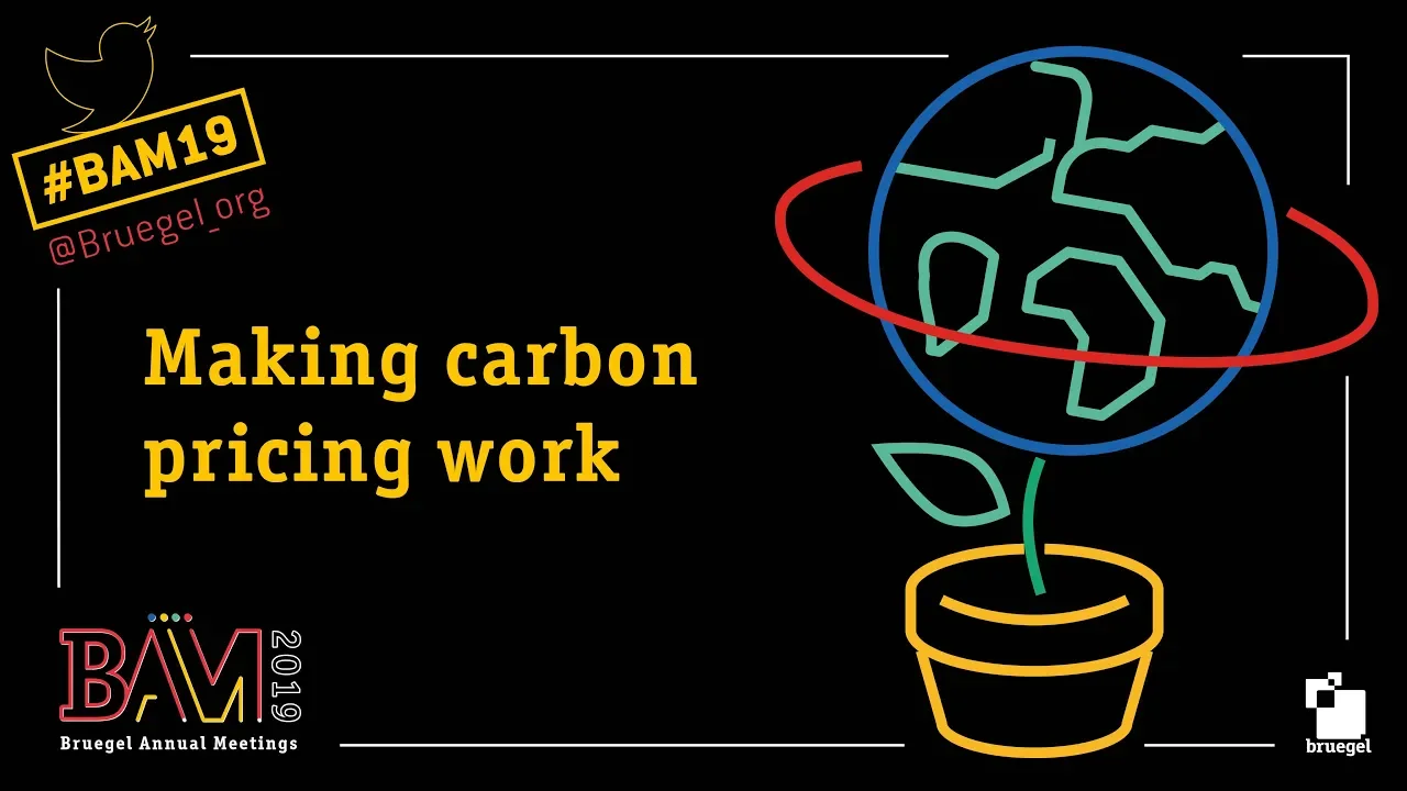 Making carbon pricing work - Bruegel Annual Meetings 2019