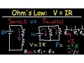 Series and Parallel Circuits Explained - Voltage Current Resistance Physics
