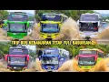 Lagu RAME FULL BUS TELOLET BASURI🥳 Hunting Bus Trip Anyer Di Jalan Banjir👏