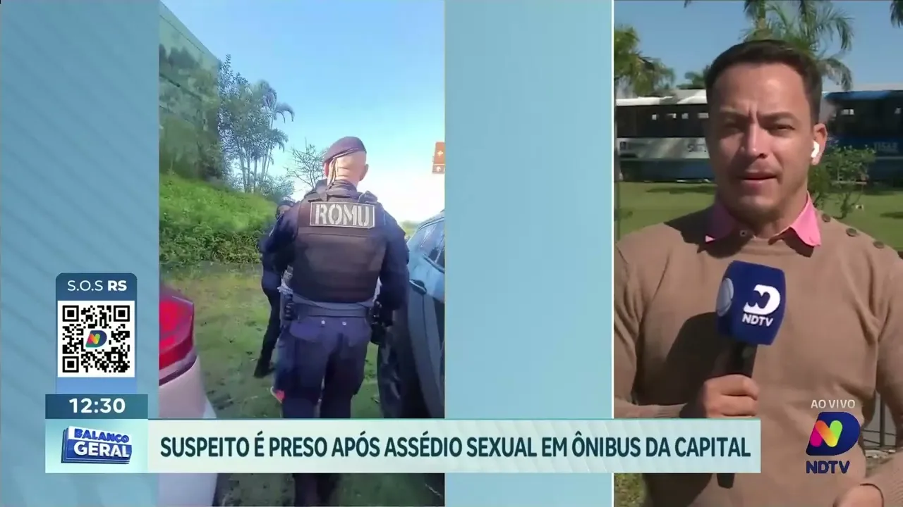 Prisão após caso de assédio sexual em ônibus de Florianópolis