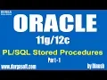 Oracle Stored Procedures Part - 1 by dinesh