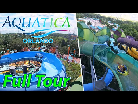 Aquatica Orlando, SeaWorld's Water Park | Full Tour
