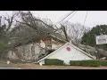 Griffin funeral home damage in Cobb County Severe weather aftermath in Georgia