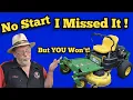 John Deere Z335 Won t Start - The Simple Fix I Missed