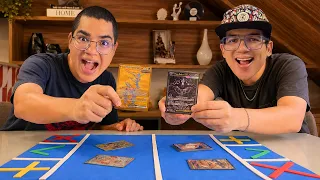 FIZEMOS UMA SUPER TROCA DE CARTAS RARAS DE POKÉMON!! (me dei bem?)