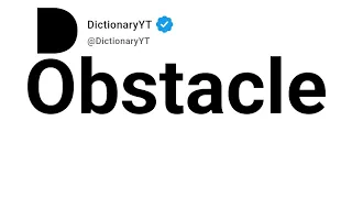Obstacle Synonyms Thesaurus Similar Words