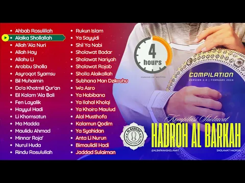 Download MP3 (NEW) 4 Jam Kompilasi Sholawat Hadroh Al Barkah
