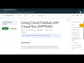 Using Cloud PubSub with Cloud Run APPRUN