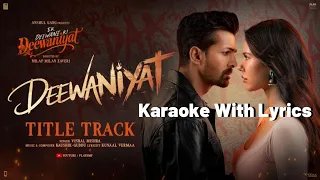 deewaniyat title track karaoke with lyrics ek deewane ki deewaniyat harshvardhan sonam