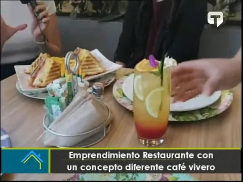 Emprendimiento Restaurante con un concepto diferente café vivero