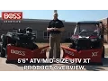 5 6 - Size UTV XT Product Overview BOSS Snowplow