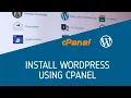 How To Install Wordpress In CPanel