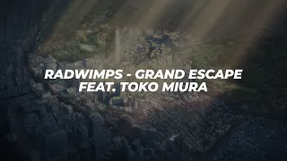 Download RADWIMPS - Grand Escape (feat. Toko Miura) Lyrics Romaji [EN Sub] OST Weathering With You MP3