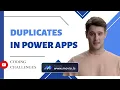 Managing Duplicate Records in Power apps Duplicates value Detection In Canvas app