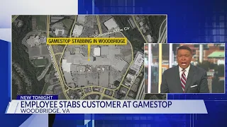 Police Woodbridge Game Stop employee stabbed customer