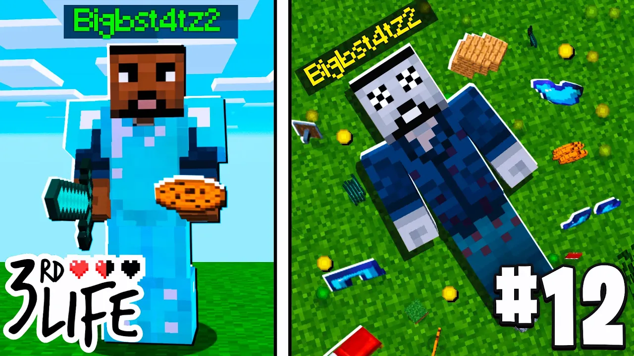 Watch "MY FIRST DEATH! l Minecraft 3rd Life SMP l EP.12" on YouTube