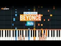 How to Play Halo by Beyonce piano Part 1 Piano Tutorial
