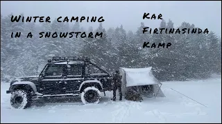 3 Nights Camping In Snow Storm Winter Camping In A Snowstorm 