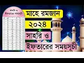Ramadan Calendar 2024 Important Dates and Timings for Fasting and Prayer 2024