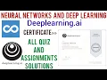 Neural Networks and Deep Learning Coursera Quiz Answers and Assignments Solutions Deeplearning ai