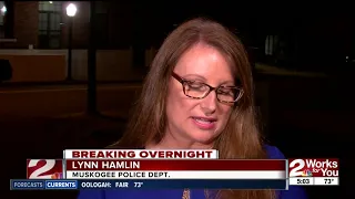 Suspect shot by muskogee police