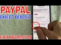 How To Find PayPal Direct Deposit Information