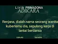 PRIMADONA  Lirik ADIKARA