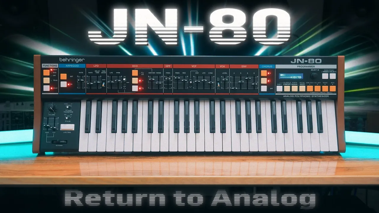 Behringer JN-80 8-Voice Polyphonic Synthesizer - Vintage King