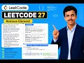 LeetCode 27 Remove Element Two Pointer In-Place Approach Explained