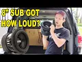 How Loud Can a HUGE 8 Subwoofer Get Sundown SA8